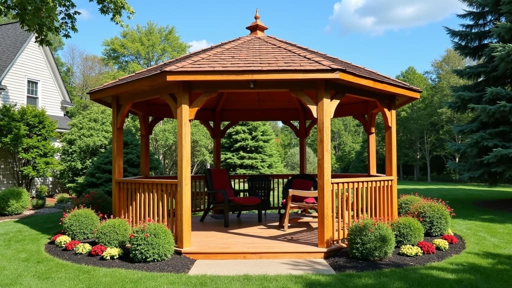12×12 Wood Gazebo — Massapequa, NY