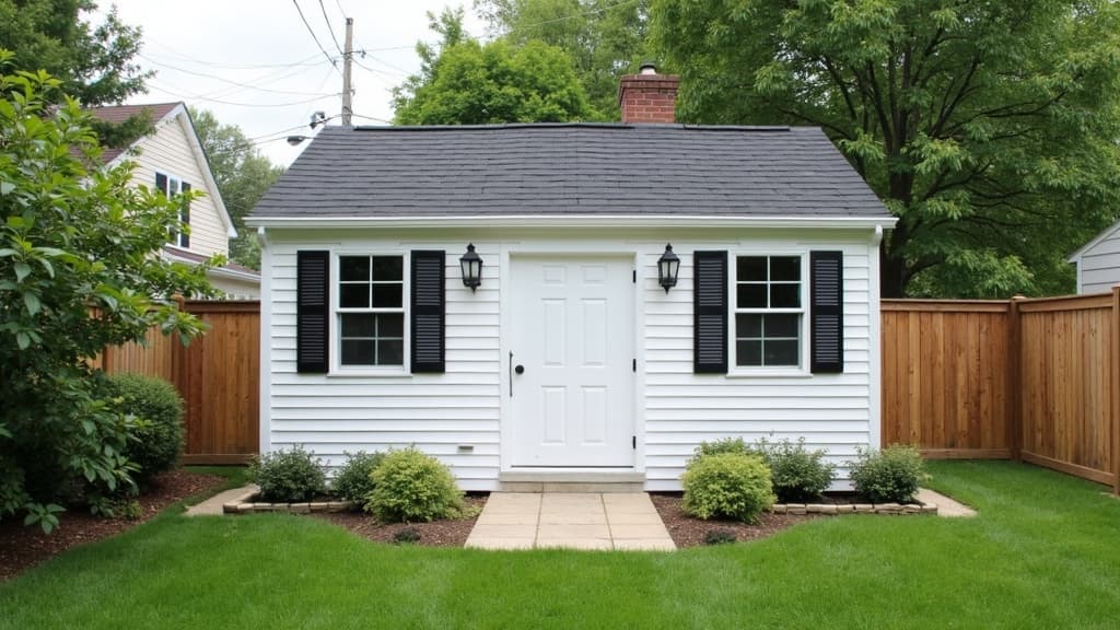 Vinyl Storage Shed — Levittown, NY